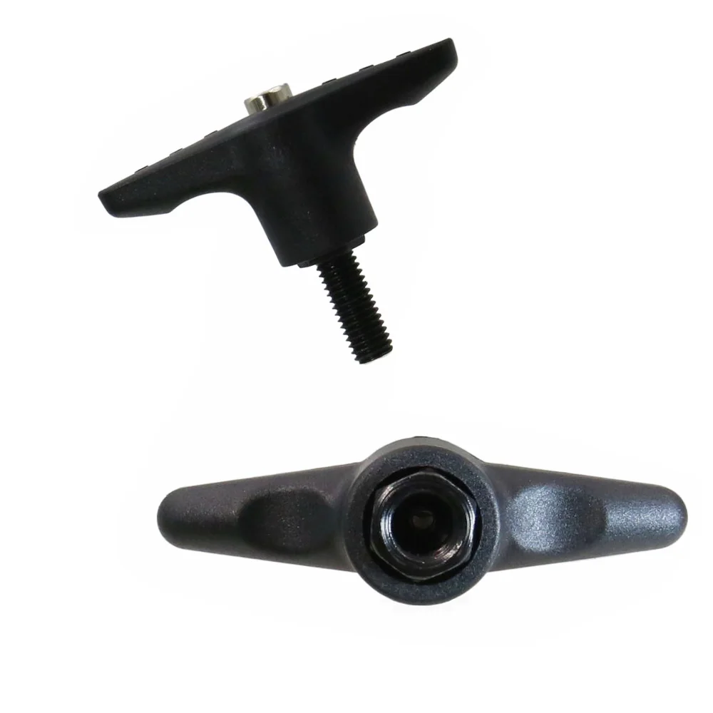 1pcs Plastic t-Shaped Adjustable Handle Screw Nylon Butterfly Adjustment Self-Locking Fixed Handle M5 M6 M8 M10 M12