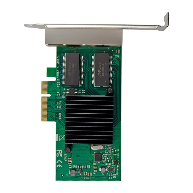 Replacement Spare Parts PCIE X4 1350AM4 Gigabit Server Network Card 4 Electric Port RJ45 Server Industrial Vision Network Card