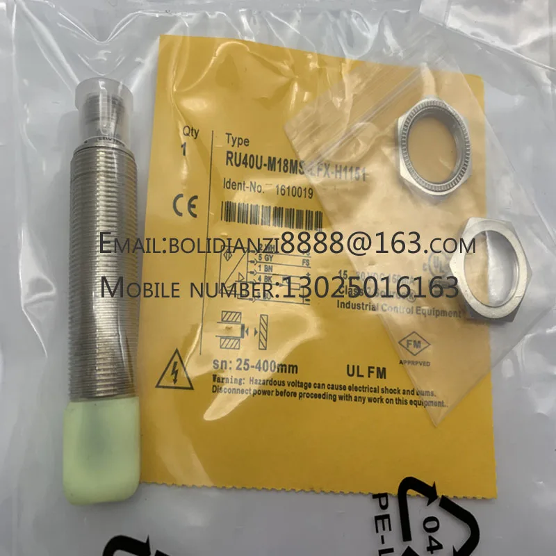 New ultrasonic sensor RU40U-M18E-2UP8X2-H1151 RU300U-M30M-2UP8X2-H1151 One year warranty In stock