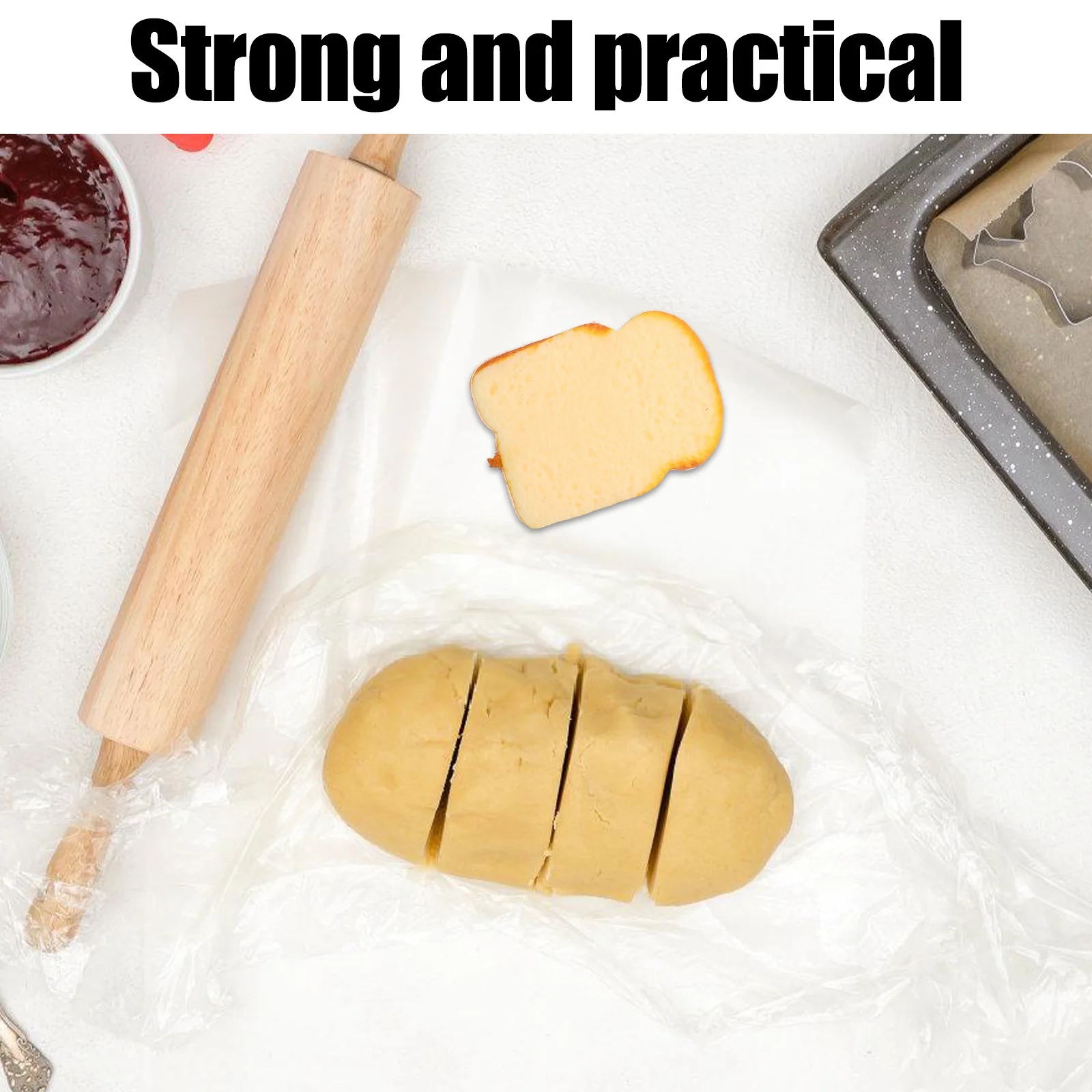 10 قطعة شرائح الخبز المحمص المقلدة النابضة بالحياة تصميم فريد من نوعه للمنزل والمخابز والبقالة وديكورات الحفلات #3