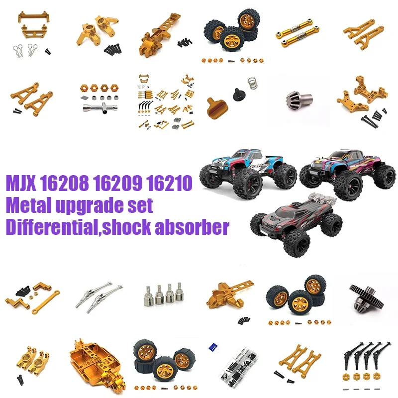 

Aluminum Alloy Suspension Arm Cup Set Upgrade Metal Parts Accessories For Mjx Hyper 1/16 Go RC Car 16208 16209 16210 H16 H16BM