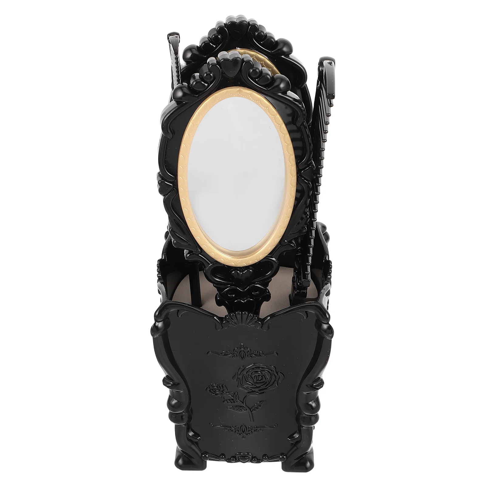 

Hair Brushes for Women Vintage Hairbrush Handheld Mirror Comb Detangle Tool Styling Decor Holder