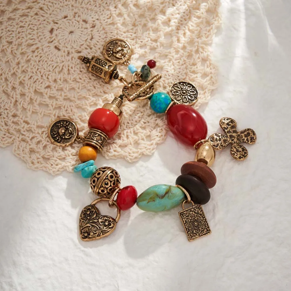 

Bohemian Handmade Bead Bracelet For Women Gentleman In Summer With Bright And Vibrant Colors Jewelry Accessories