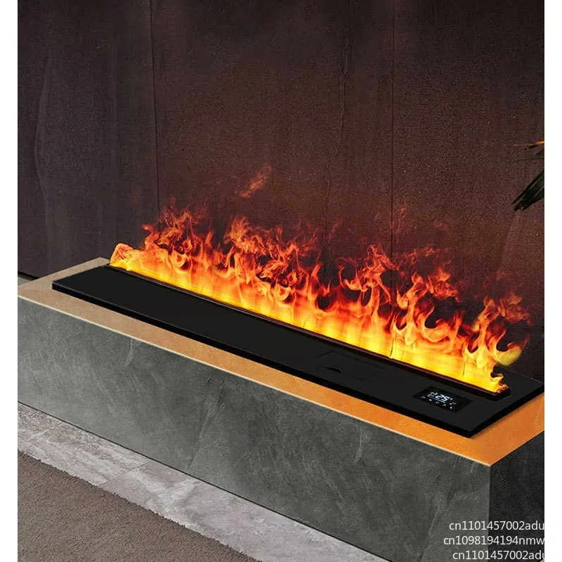 3d Atomization Internet Celebrity Atomization Fireplace Embedded Decoration Simulation Flame Villa Room Intelligent Humidifier