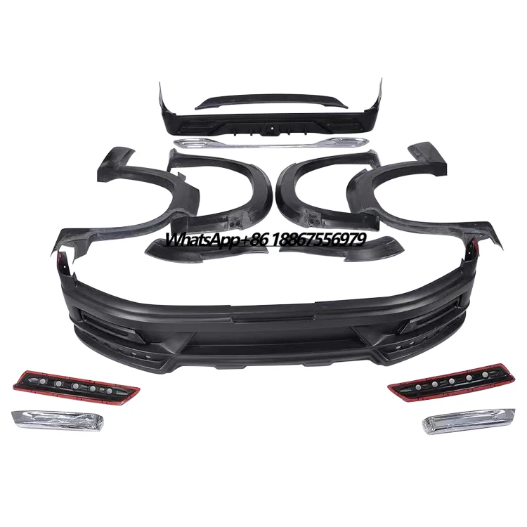 

Bumper WALDs Design Car Bumper Body Kit for FJ200 Land Cruiser 2016-2020