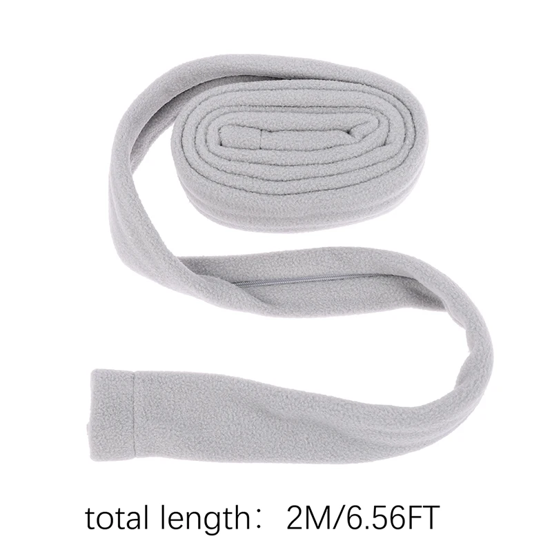 73.2in 186cm Soft Comfortable Reversable CPAP Tube Cover Hose Wrap Tubing Cover Zipper Hose Hook Loop Breathable Reusable