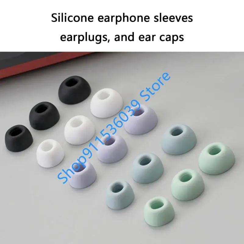 6PCS Silicone Ear Tips for Xiaomi Redmi Buds 6 6Pro 5 5Pro 4 4Pro Earphone Eartips Ear Pads Caps Noise Cancelling Ear Plugs