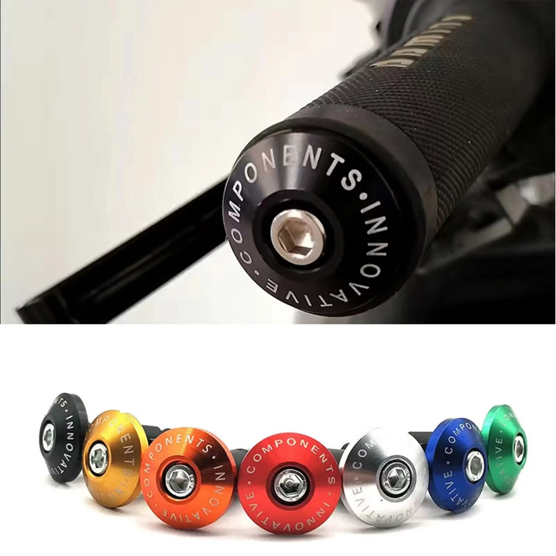 Motorcycle Handle Bar End Weight Handlebar Grips Cap Universal Motorcycle Modification Bws Handle Protection Plug Accessories