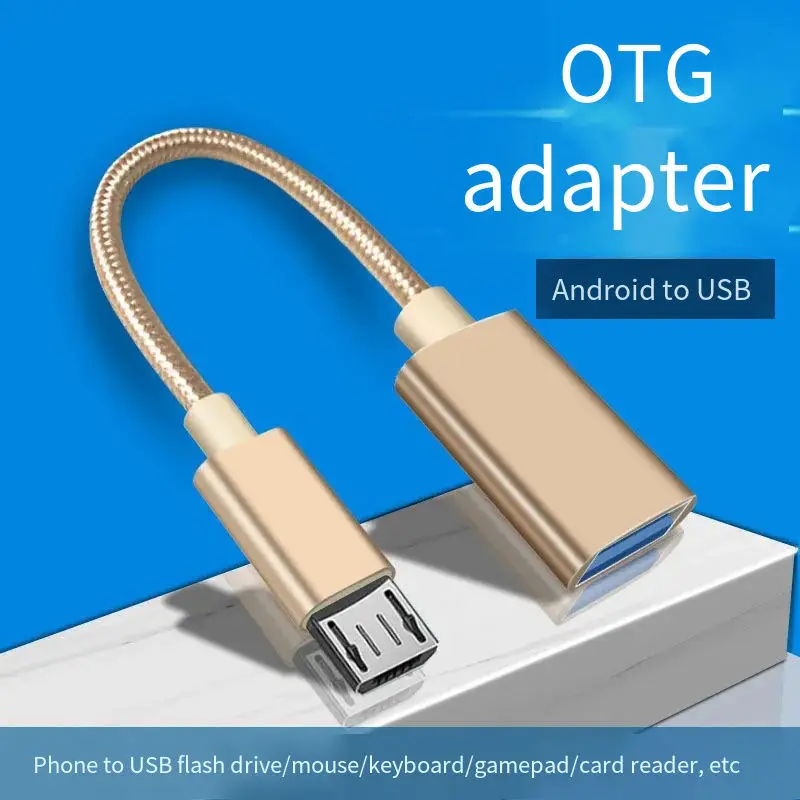 OTG Data Cable Type C Micro Android Male To USB -A Female Extension Adapter Connector For Mobile Phone PC MacBook Pro Converter