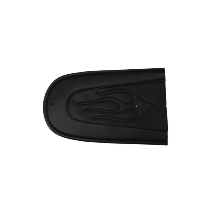 

Motorcycle Flame Stitch Leather Black Rear Seat Fender Bib Cover Pad for Harley Sportsters XL 1200 883 XL1200 XL883 2004-2017