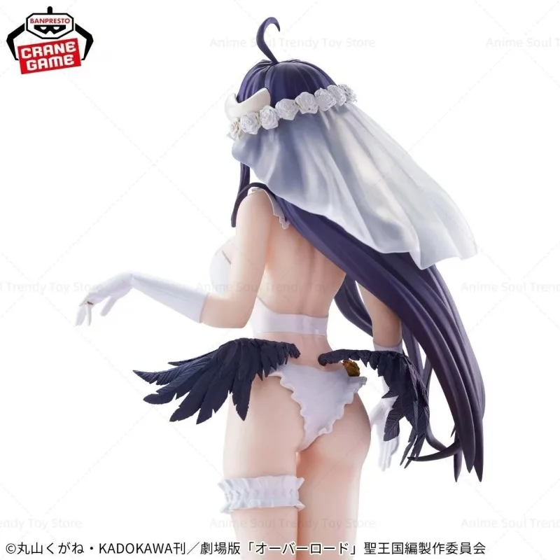 

IN Stock BANDAI Banpresto Original Glitter & Glamours Albedo OVERLORD Action Figure Decoration Anime Model Nice Collectible Gift