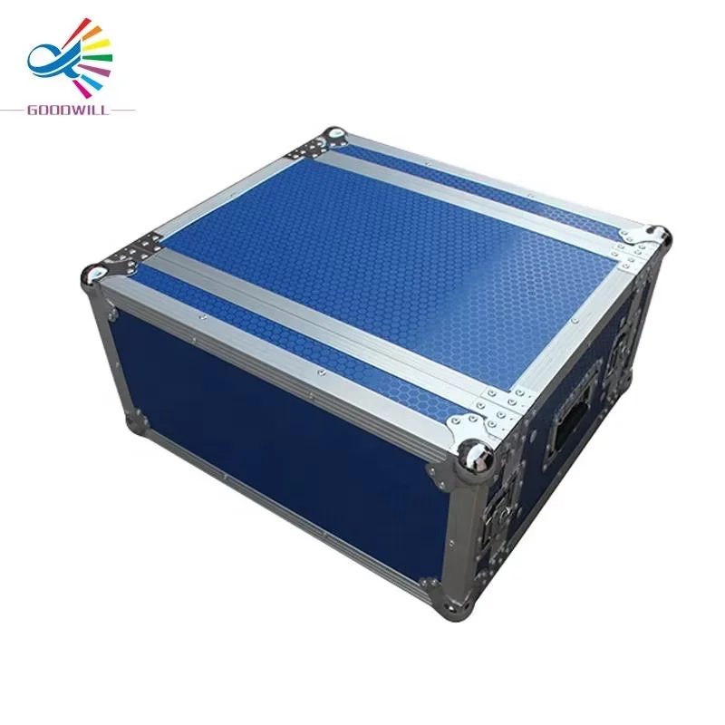 4U 19 Inch Shockproof Rack Flight Case with Foam for Professional Audio Equipment ATA Durable Road Storage Box Protection