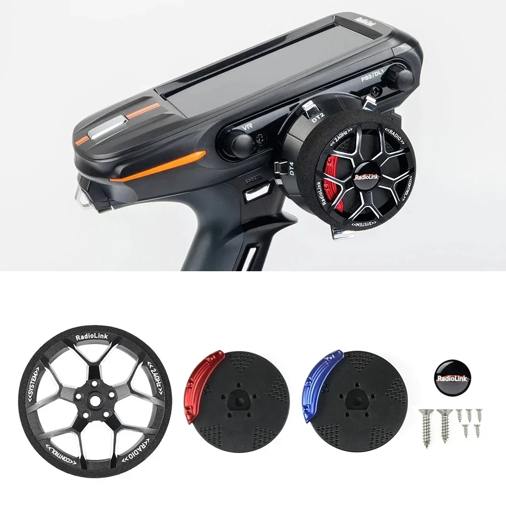 Radiolink 금속 합금 스티어링 휠 - RC8X/RC6GS/RC4GS에 적합, RC 자동차/보트 레이싱 부품용 고내구성 업그레이드