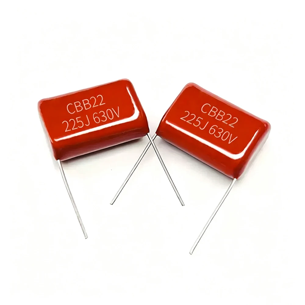 10PCS/lot 630V225J CBB Pitch 25MM 2.2UF 2200NF 225 630V 225J CBB Polypropylene Film Capacitor In Stock