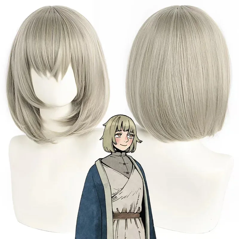 

CyAnime Delicious Dungeons Meshi Falin Touden Cosplay Costume Wig Dark Blue Robe Tops Pant Hat Full Set Laios Touden Adult Unifo