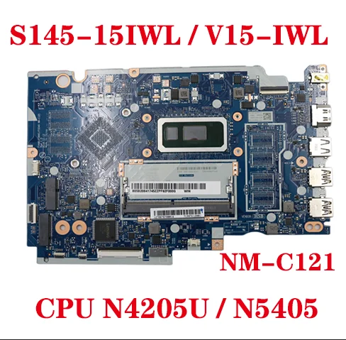 

For Lenovo S145-15IWL /V15-IWL laptop motherboard NM-C121 motherboard with CPU Celeron 4205U/N5405 FRU 5B20S41746 100% test send