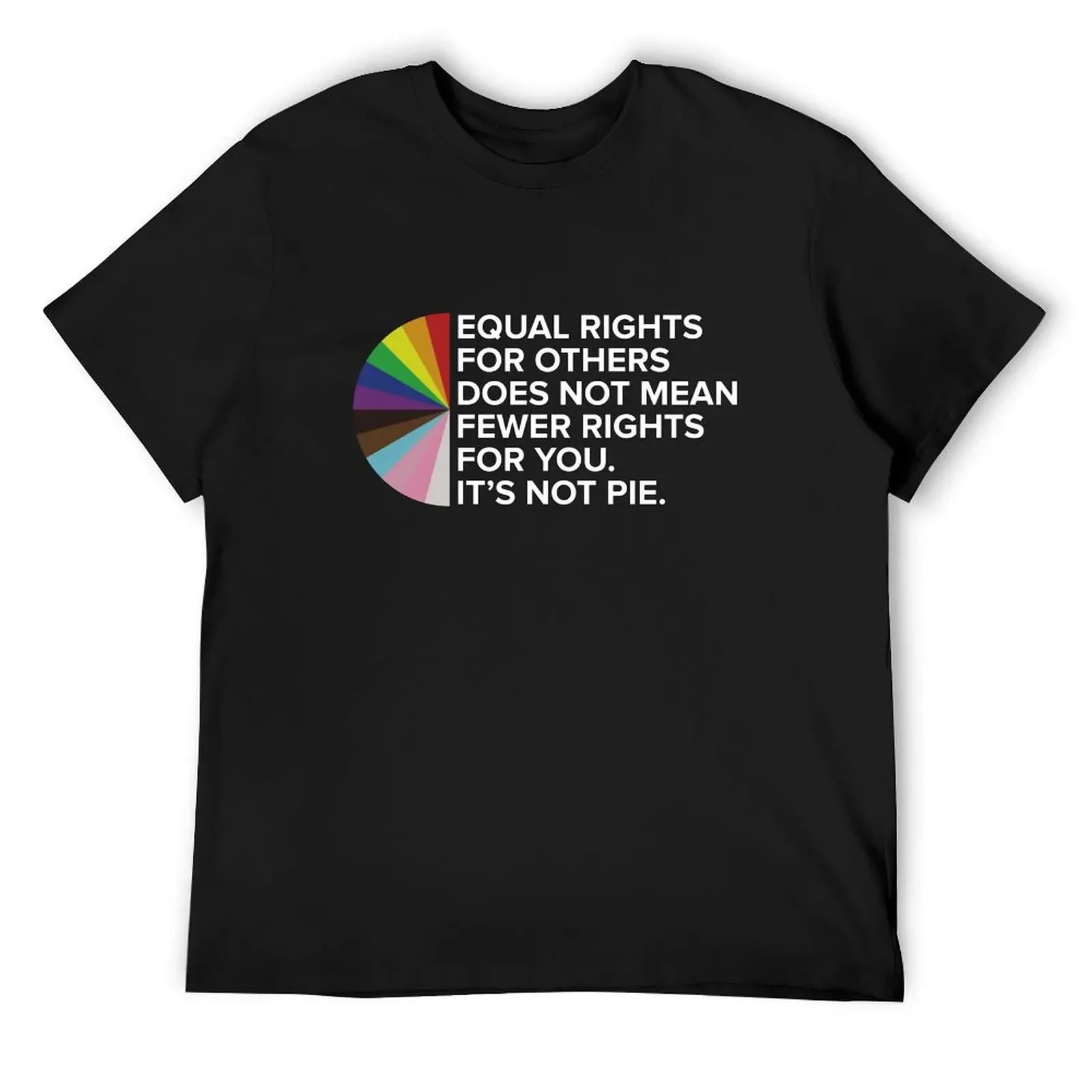 Equal Rights LGBTQIA+ Pride Awareness Inclusivity Ally T-Shirt vintage graphic tee blacks tshirts for men