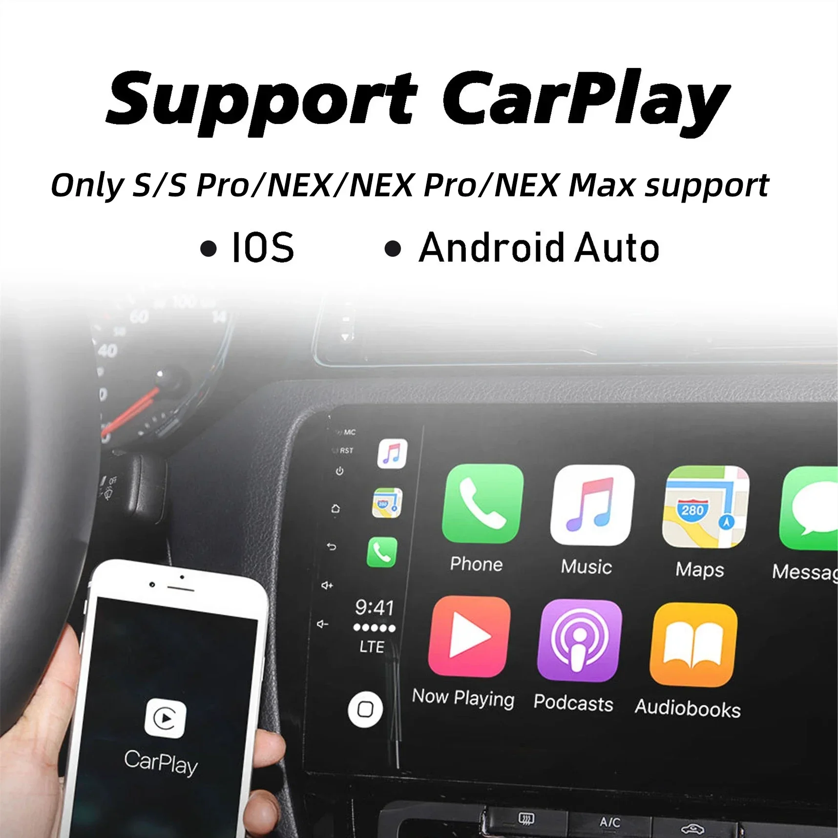 2 Din Android Car Radio for Dodge Nitro 2007-2011 Stereo Carplay Car Multimedia Player GPS Navigation Autoradio Head Unit Auto