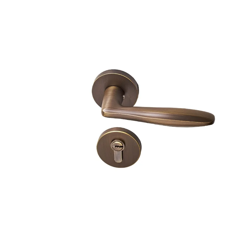 

Door lock Indoor brass room door lock Silent magnetic split lock