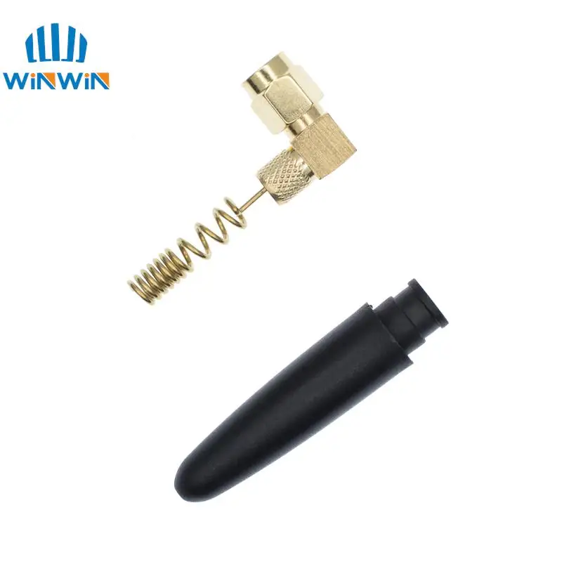 wifi antenna GSM/2.4G 2dBi Bent Bluetooth antenna SMA to IPEX internal needle glue stick antenna