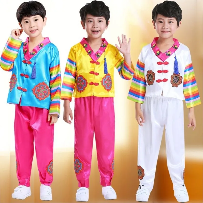 

Boys' Hanbok Korean Children's Hanbok Boys' Performance Clothing Children's Traditional Korean National Clothing For Gift LE520