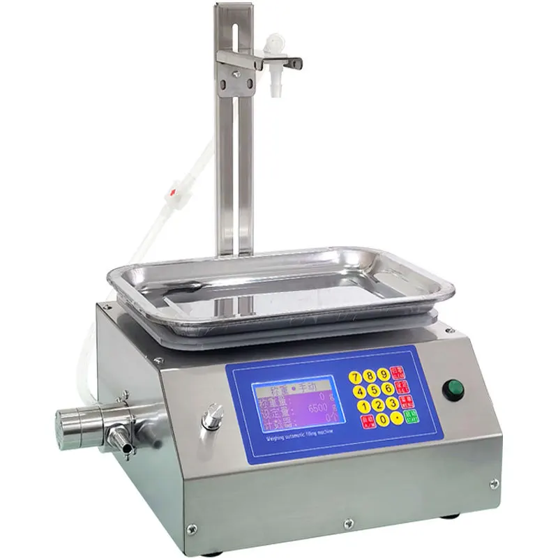 Máquina llenadora de pesaje y codificación, llenadora de líquidos para aceite, agua, bebida, vino, jugo, Pum magnético líquido resistente a la corrosión
