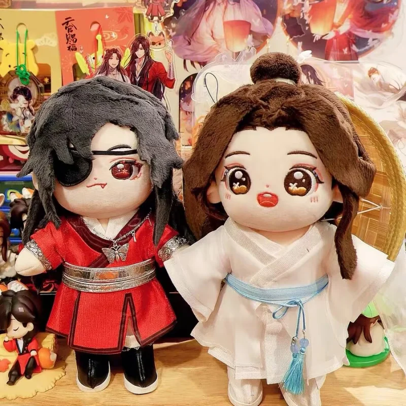 

Плюшевые игрушки Minidoll Tian Guan Ci Fu Hua Cheng, плюшевые игрушки, плюшевые аниме, небесные благословения, коллекция, подарок на день рождения, новинка, 20 см