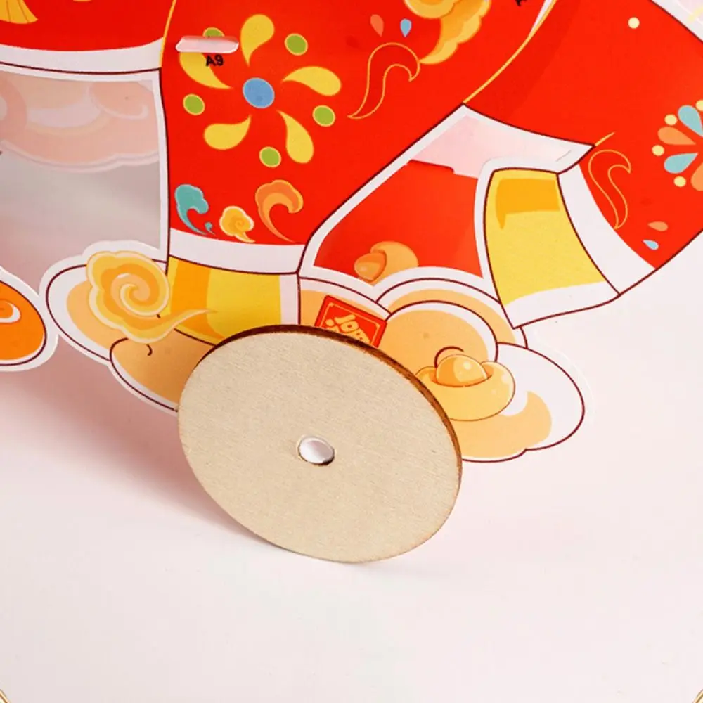 

DIY Chinese New Year Lantern Cartoon Cute Luminous Transparent Horse Lantern Traditional PVC Handheld Horse Lantern Gifts