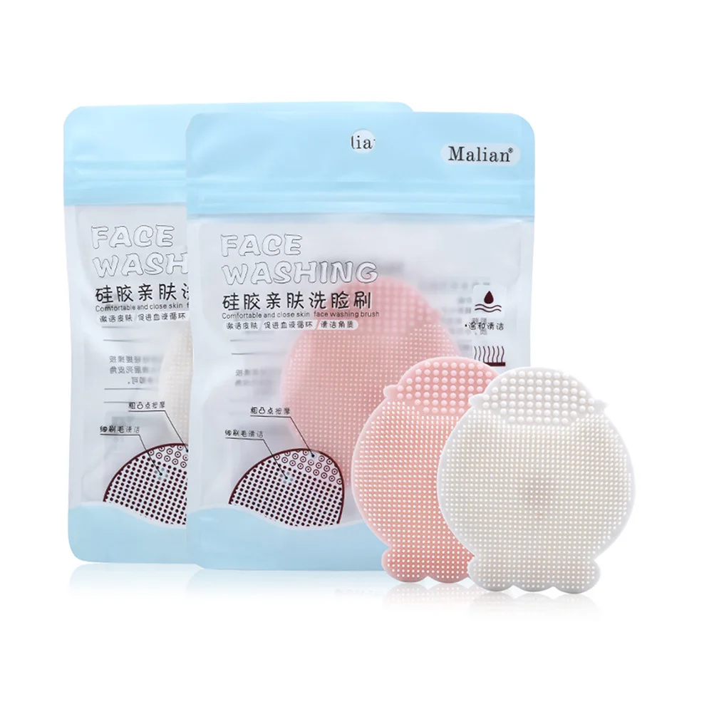 3 قطعة فرشاة تنظيف الوجه سيليكون الأخطبوط على شكل الغسيل اليدوي لتنظيف الوجه بالكامل خفيف على الجلد بسط صحي سهل #4
