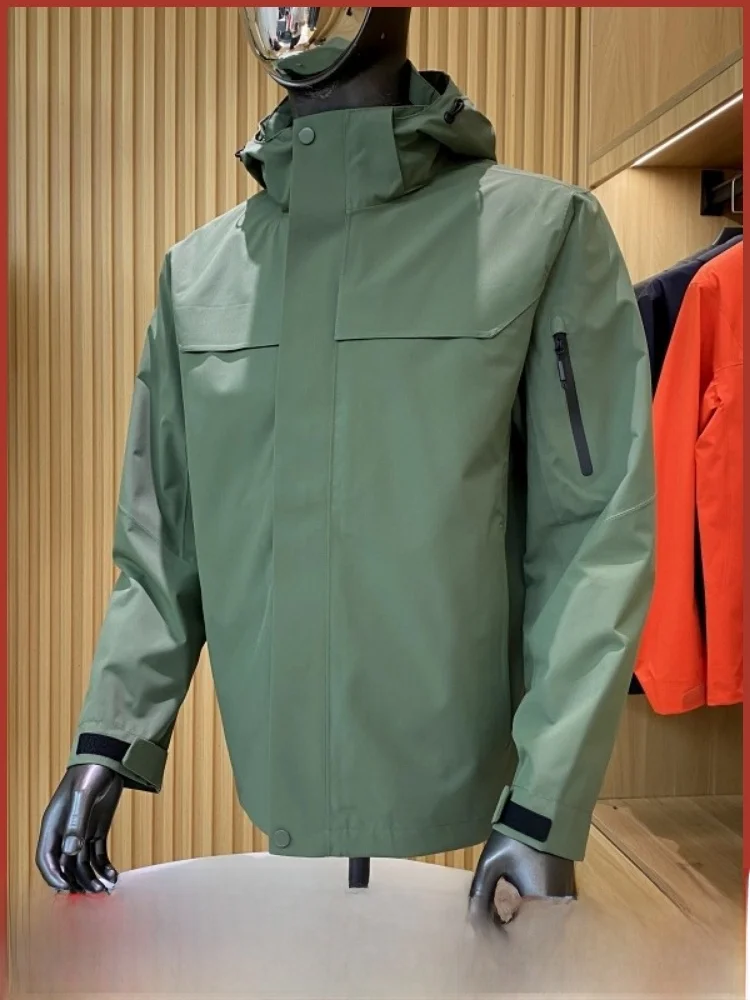 

Футболка в одном для улицы, водонепроницаемая подкладка Fce, мужская и женская куртка, подставка на молнии, молодежное полиэфирное волокно