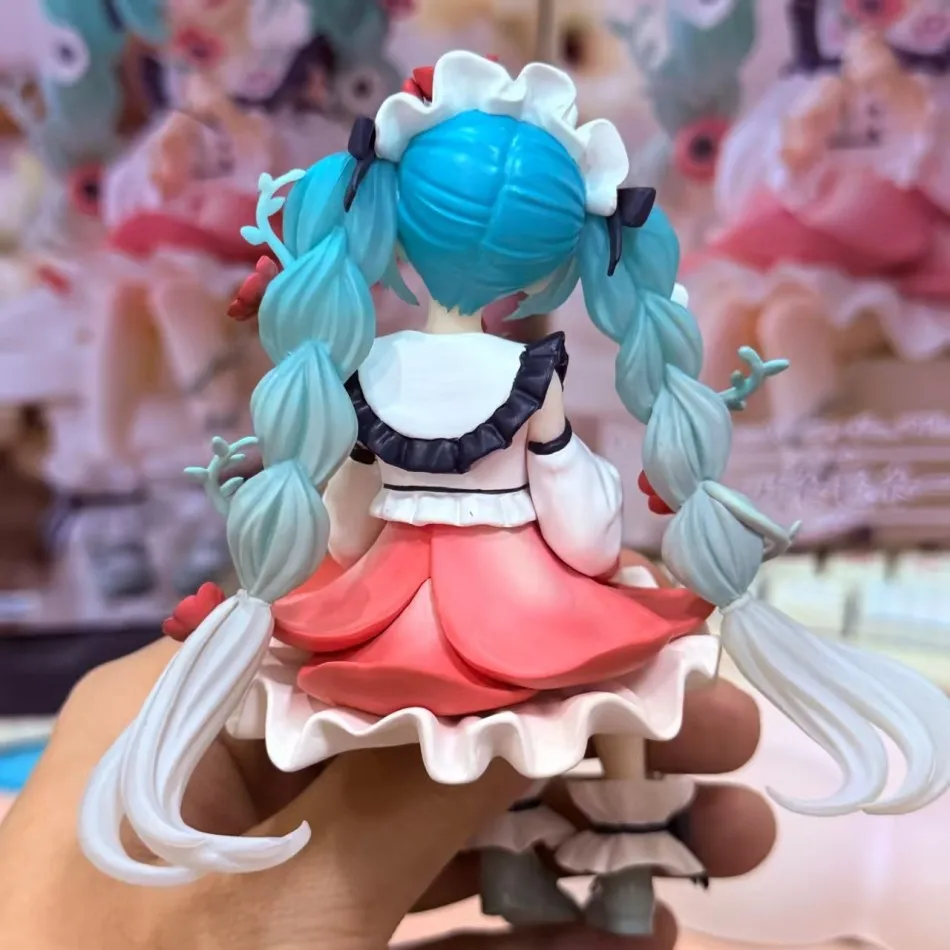 Auf Lager Hatsune Miku Nudelstopper Flower Fairy Serie -Anemone Ver.- 14CM PVC Anime Actionfiguren Modell Sammlung Spielzeug