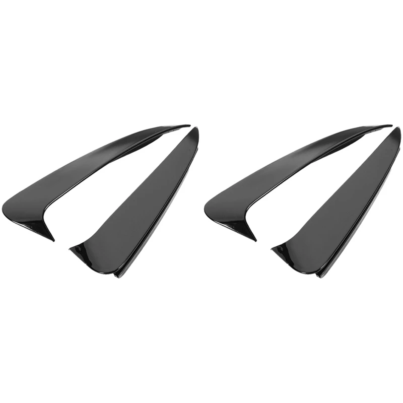 2X Rear Bumper Apron Spoiler Canard Air Vent Cover Trim For Mercedez Benz W205 C43 C63 AMG 4 Door 2015-2021