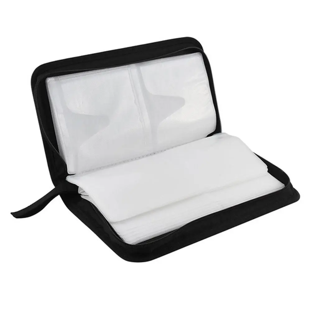 Durable Fabric CD DVD VCD Carry Case Game Accessories Organizer Disc Holder Wallet Storage Bag
