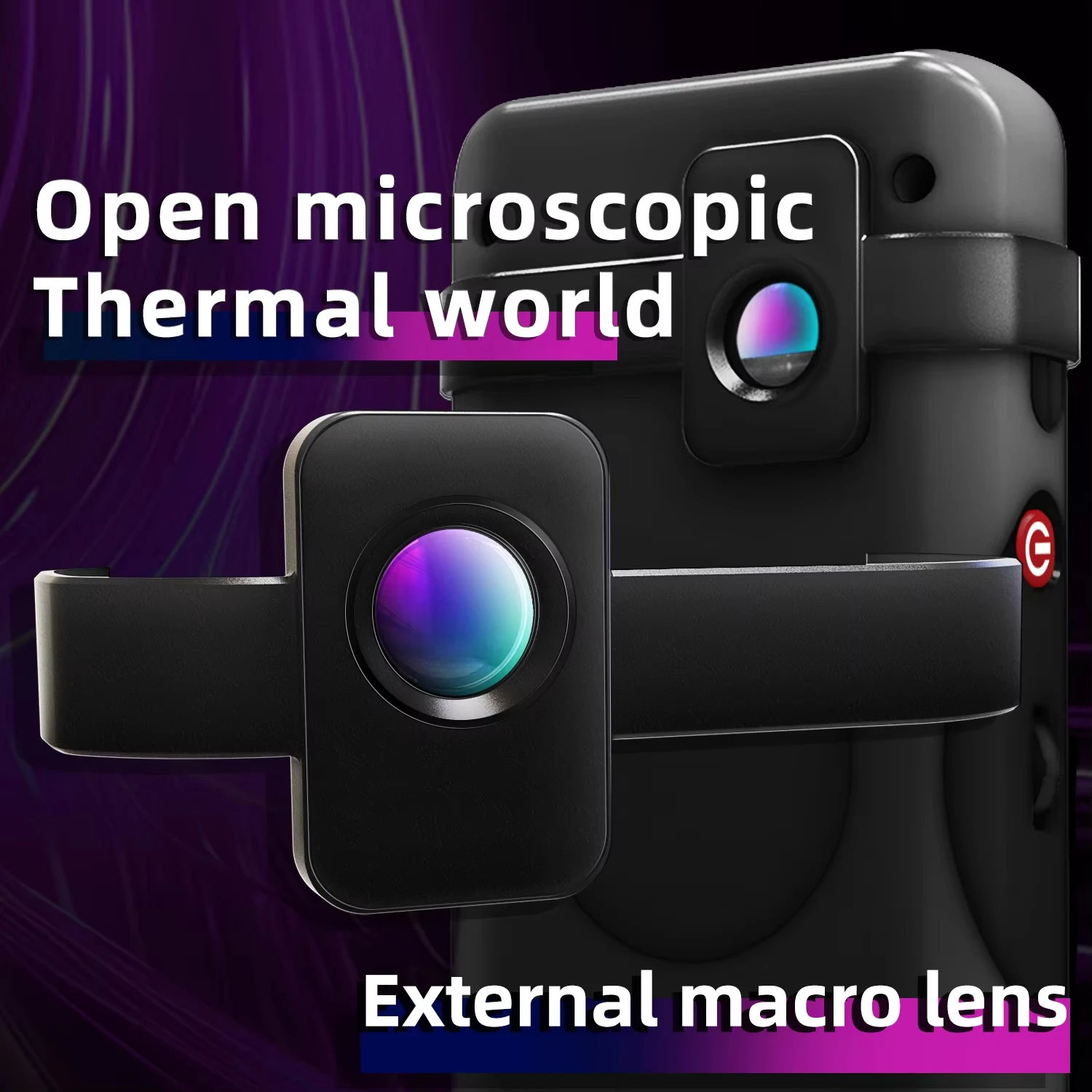 

The BSIDE SH7 thermal imaging multimeter dedicated accessory macro lens ，is not universal and does ，not support other models