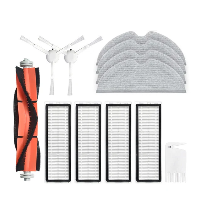 New Main Brush Hepa Filter Side Brushes Mop Cloth for Xiaomi Mijia Vacuum 1C 2C 1T F9 Vacuum Cleaner STYTJ01ZHM and STYTJ02ZHM