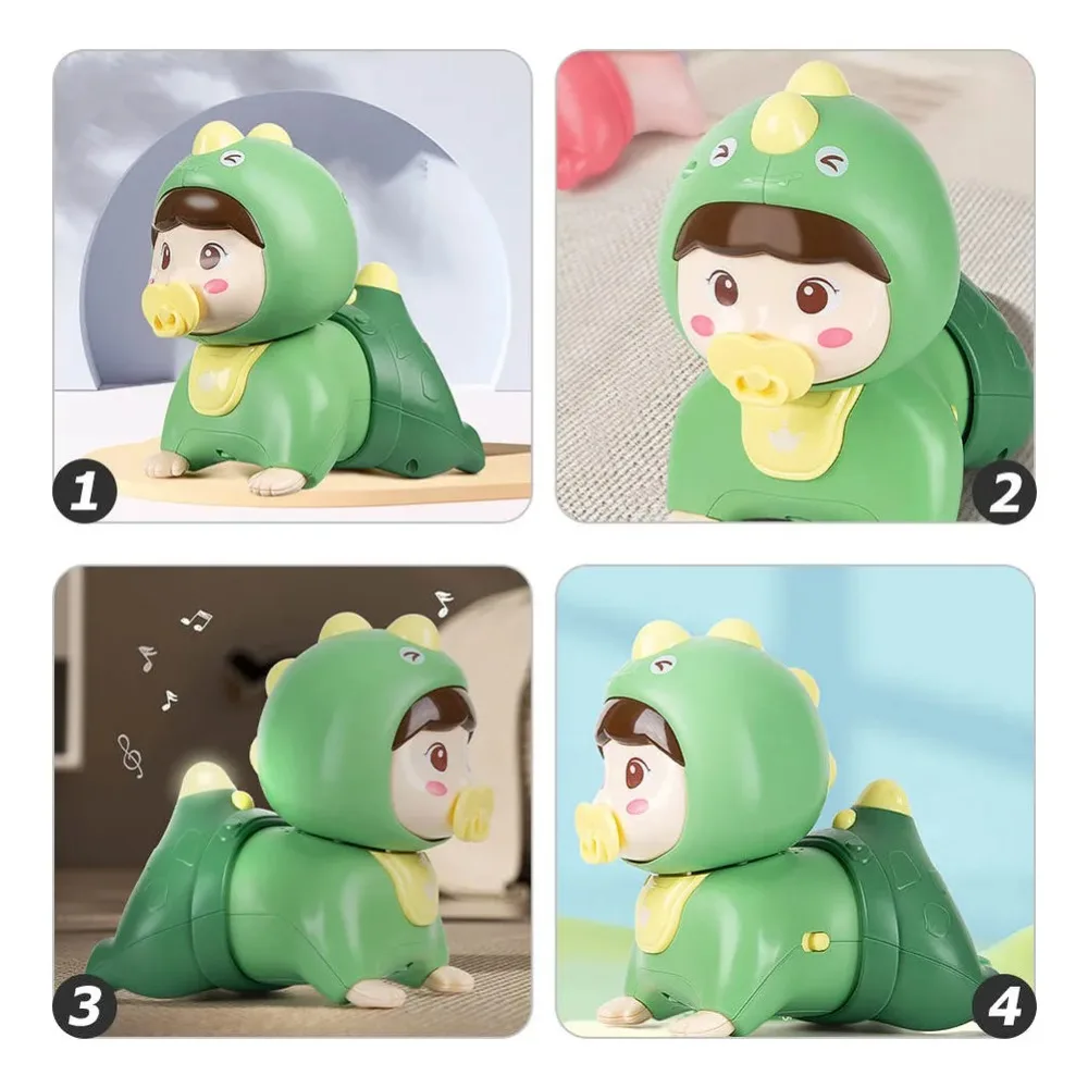 Musical Turtle Crawling Baby Toys Tummy Time Toys with Light & Sound Infant Early Educational Toy Birthday Gifts for Boy Girl