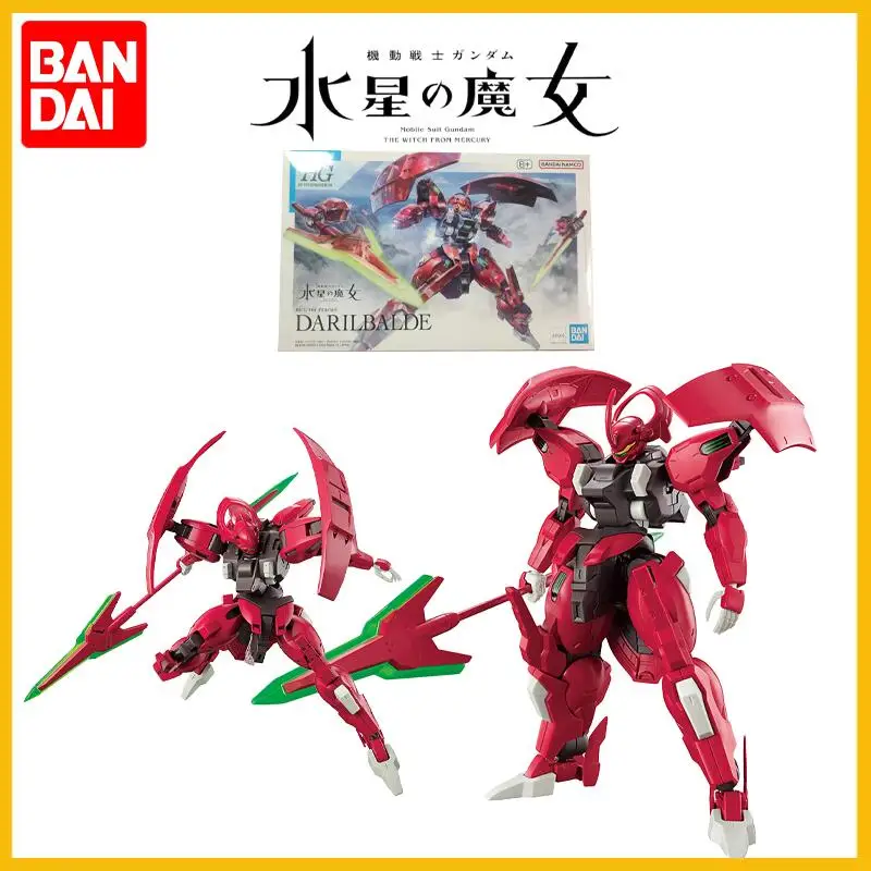 بانداي حقيقية جاندام أطقم منمذجة HG TWFM 1/144 Darilbalde عمل أرقام جمع التجمع نموذج للبنين اللعب هدايا عيد الميلاد