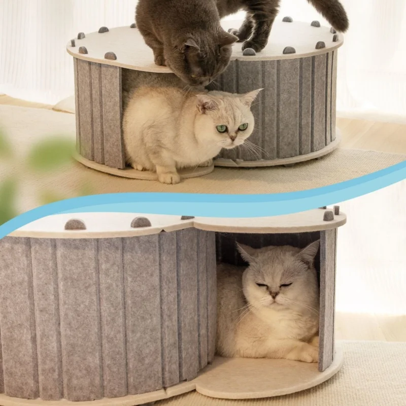 Cat  Tunnel Bed Mats Cat  Toys Cat Accessories Play and Sleep Cat Puppy Small Dog House Creative Pet Bed Supplie Cat Tunnel Nest