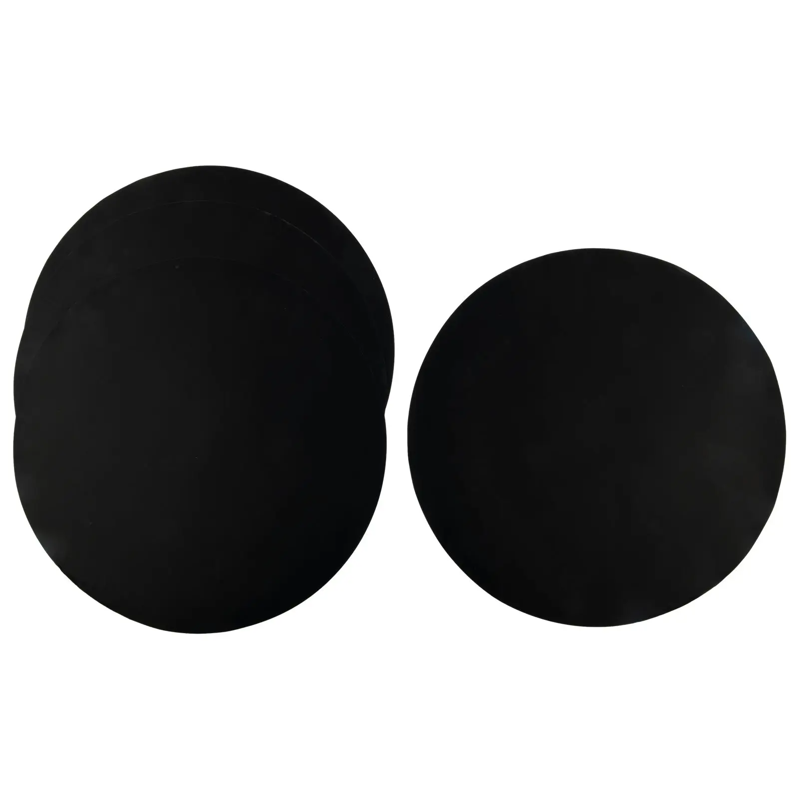 

BBQ Accessories Grill Mats 4-piece Set BBQ Accessories BBQ Tools For Gas Grill Round Square 40cm Black Fiberglass