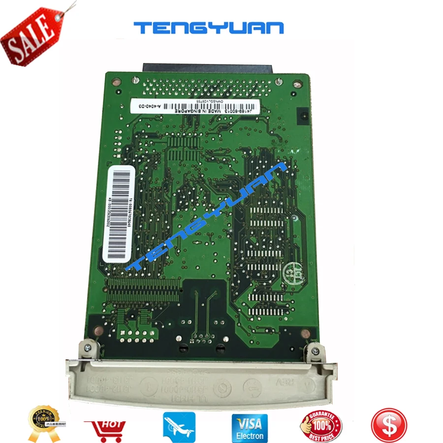 JetDirect for hp 615N J6057A 10/100tx Ethernet بطاقة شبكة خادم الطباعة الداخلية للطابعة hp 500 510 والرسمة ديزاين جيت #2