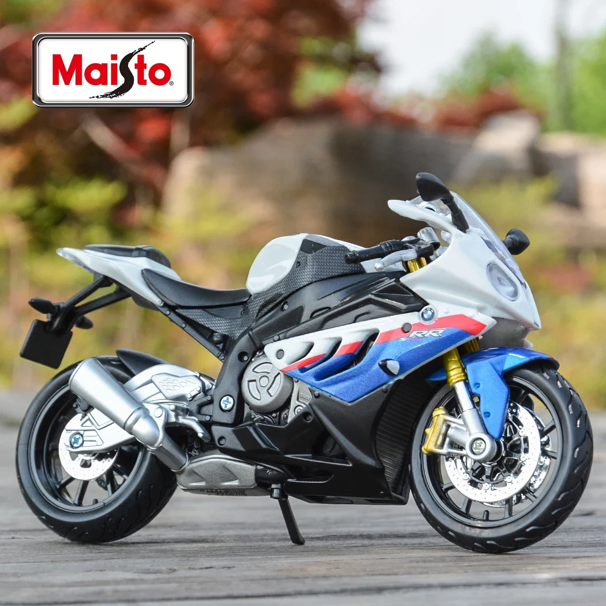 

Maisto 1:12 BMW S 1000 RR Die Cast Vehicles Collectible Hobbies Motorcycle Model Toys