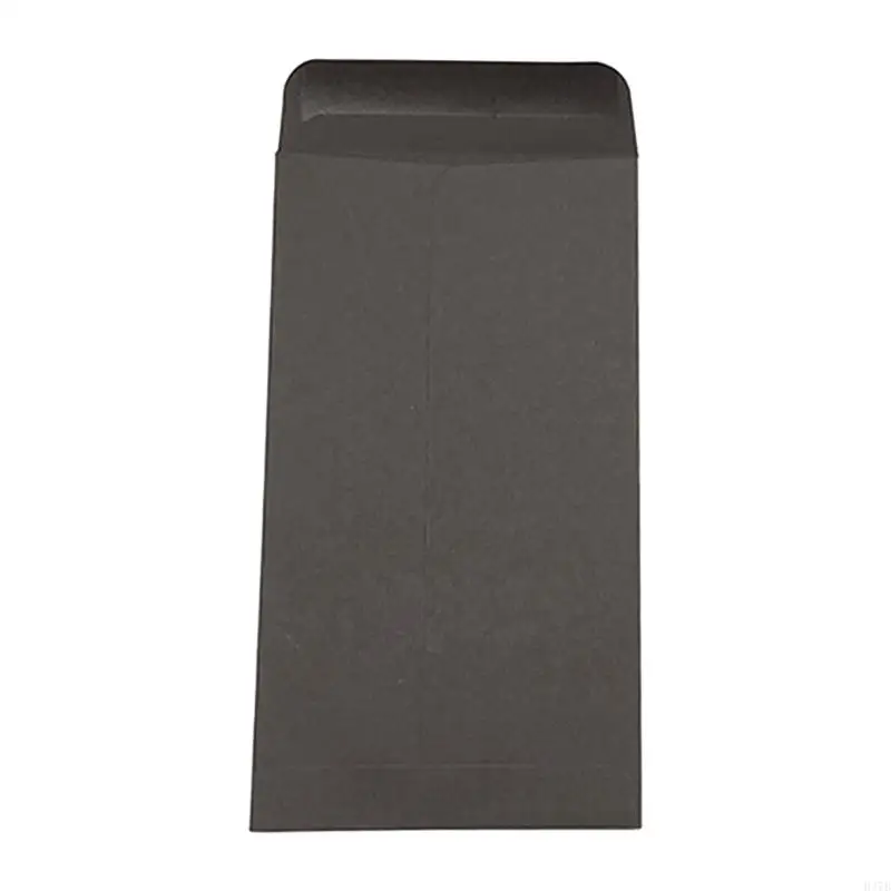 

H37B 120 Pcs Coin Envelopes Small Black Envelopes Sealing Envelopes Money Envelopes for Wages Beads or Stamps