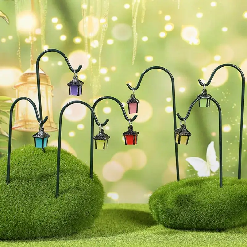 6Pcs Randomly Sent Glow Garden Stakes - Mini Bonsai Decorations Party DIY Crafts, Night Luminous Garden Plant Ornament