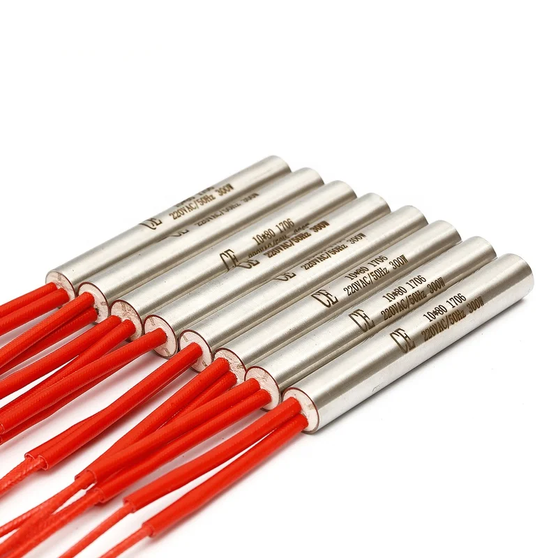 220V 300W 800℃ High Temperature Threaded Industrial Cartridge Heater Element