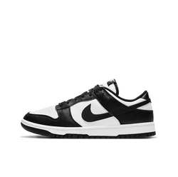 Nike Dunk Retro nero bianco uomo donna scarpe da skateboard classici in vera pelle antiscivolo comode Sneakers da corsa Sb