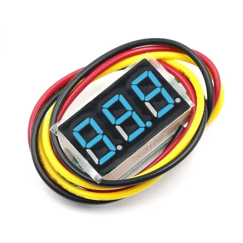 Mini Digital Voltmeter Voltage Meter 3-Wire 0.36 Inch DC 0-30V Red Digital LED Electronic Parts Accessories Digital Voltmeter