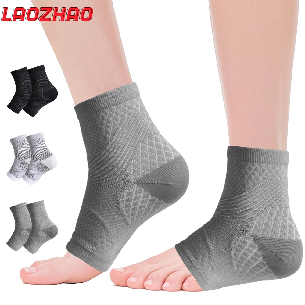 1 Paar Kompressionssocken für Plantarfasziitis – Unterstützung bei Plantarfasziitis, Fersen- und Fußgewölbeschmerzen, Silikon-Fersendämpfung für Targ