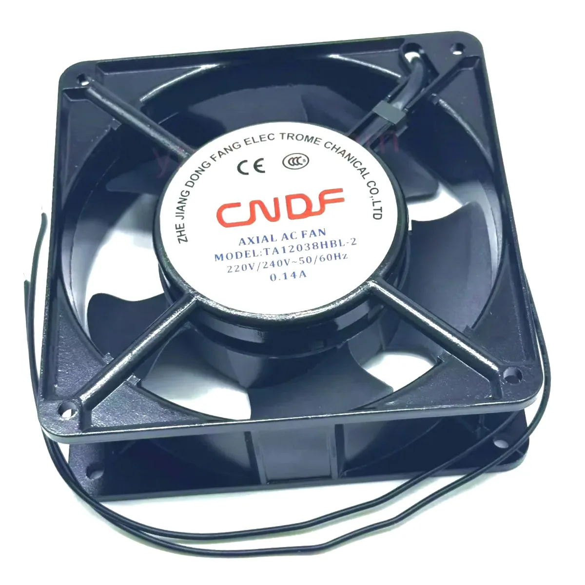 CNDF TA12038HBL-2 0.14A 120x120x38mm Cooling Fan