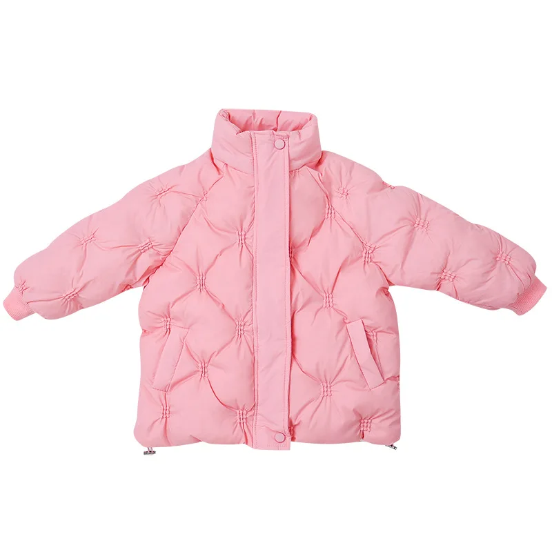 ملابس قطنية للفتيات لشتاء 2025 ملابس كورية غربية سوداء جديدة، ملابس شتوية سميكة للأطفال سترة قطنية #5