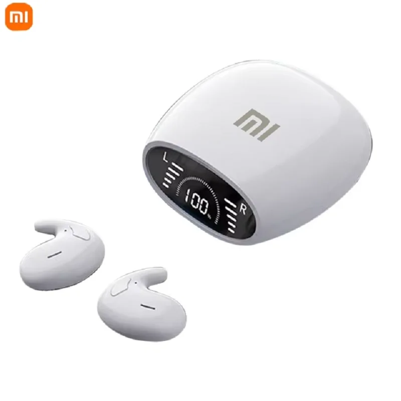 Xiaomi Sleep Невидимые наушники Ультратонкие наушники Беспроводные гарнитуры с шумоподавлением Спортивные стереонаушники Bluetooth 5,3